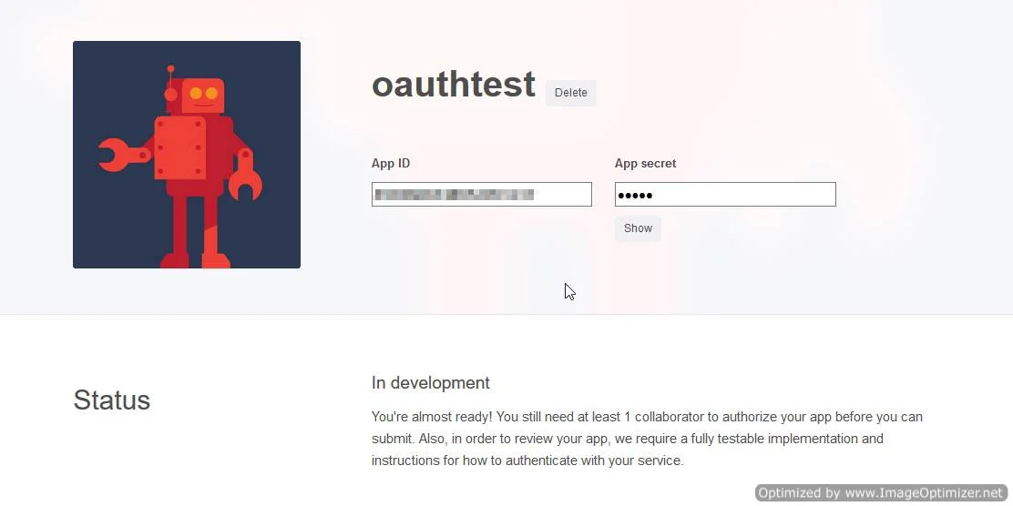 Copy the Client ID & Client Secret