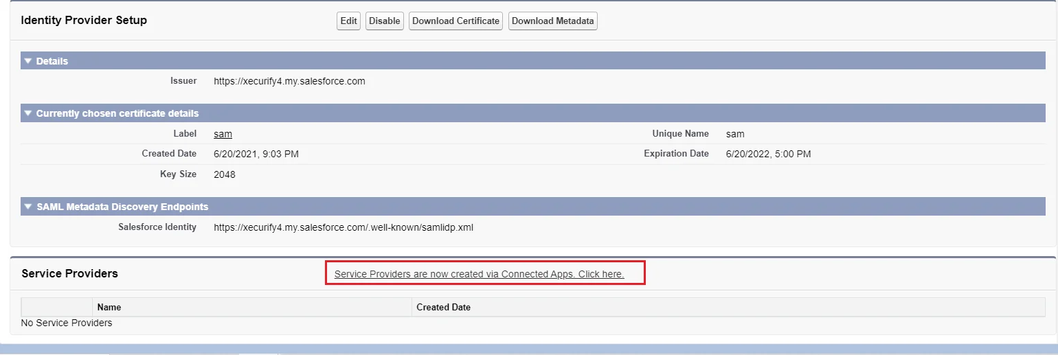 Salesforce SAML Login in typo3 service provider Salesforce SSO Login