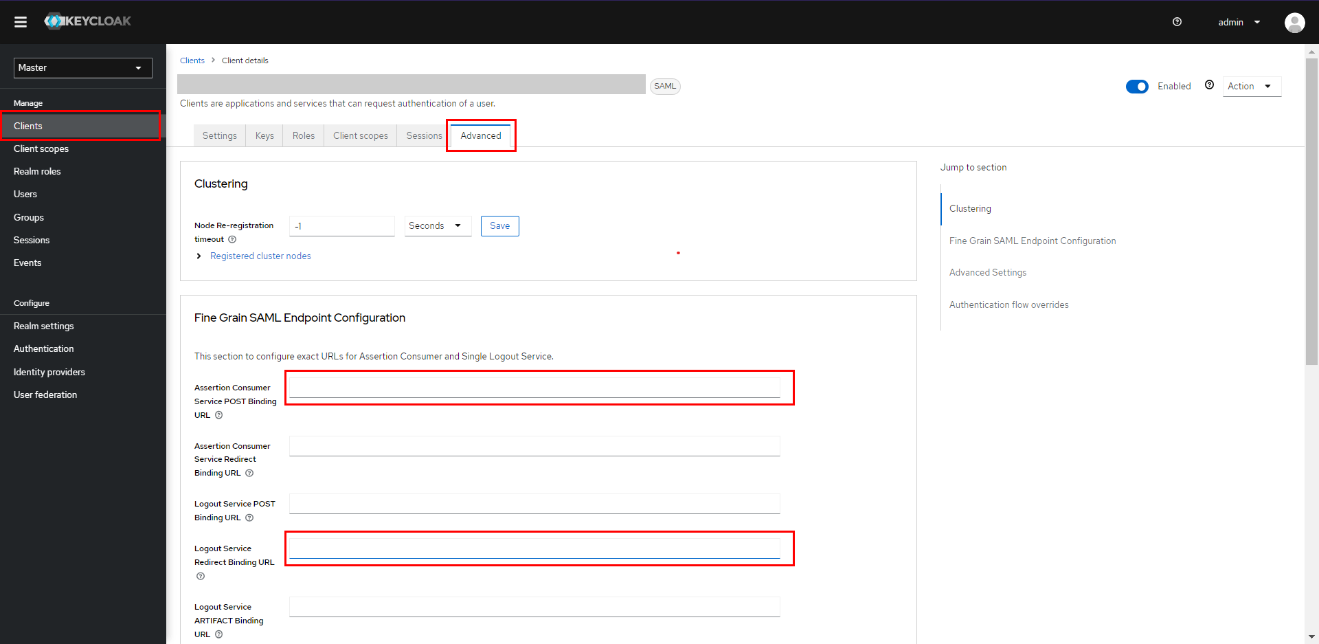 WordPress Keycloak Login | Login SAML Endpoint Configuration