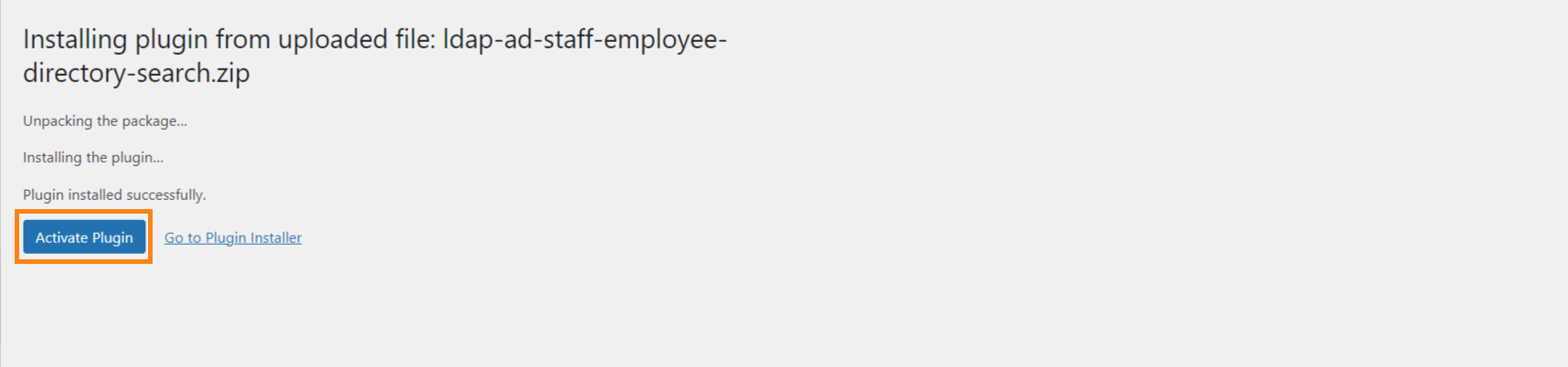 Activate miniOrange staff employee business directory for active directory plugin